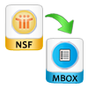 convert lotus notes NSF to mbox