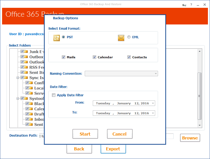 select file format