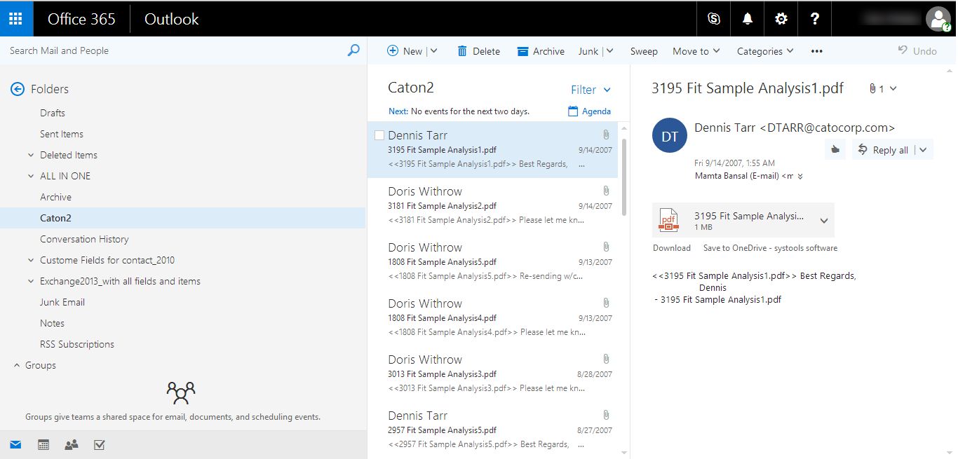 preview data in office 365