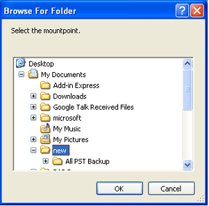 select file