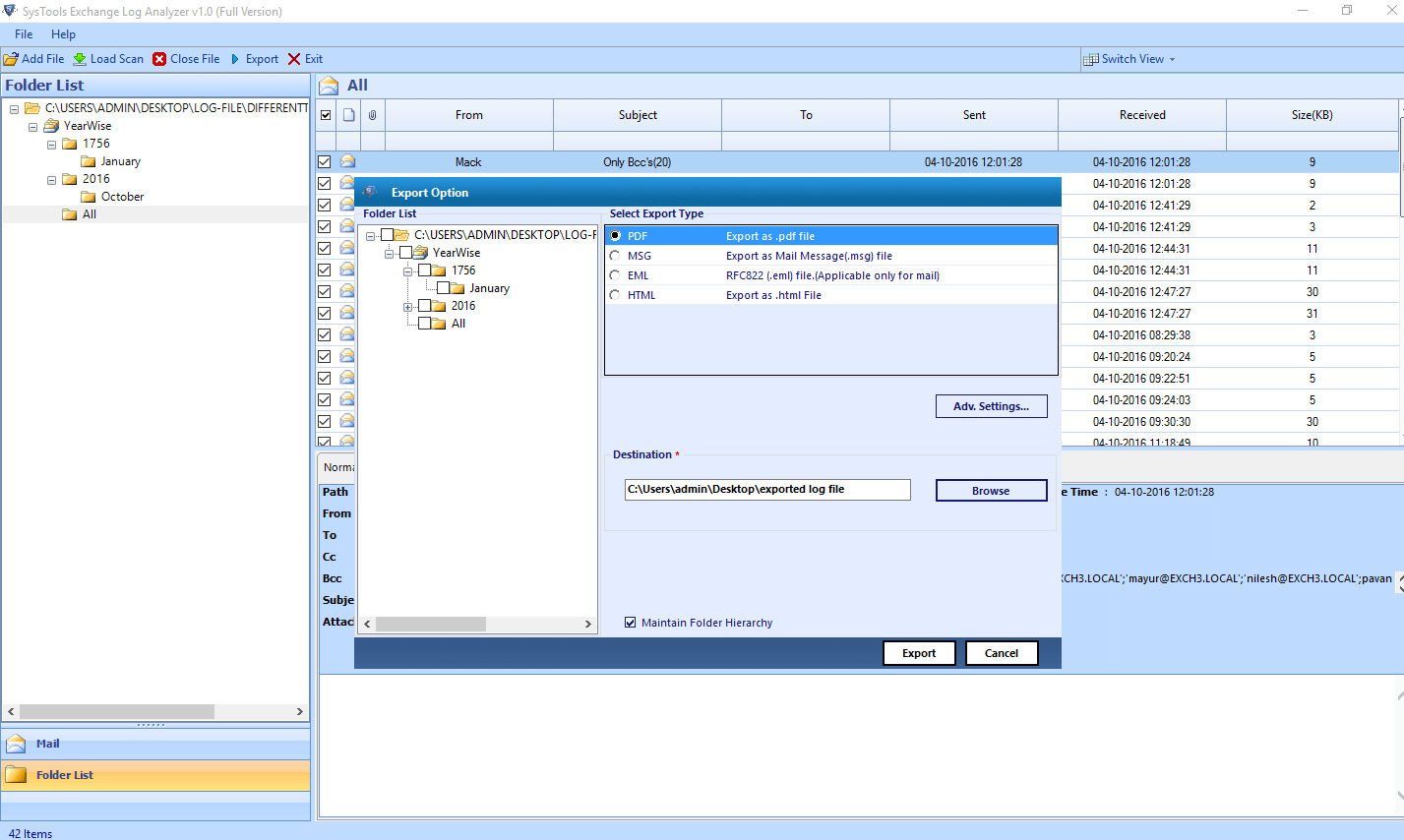 select file format